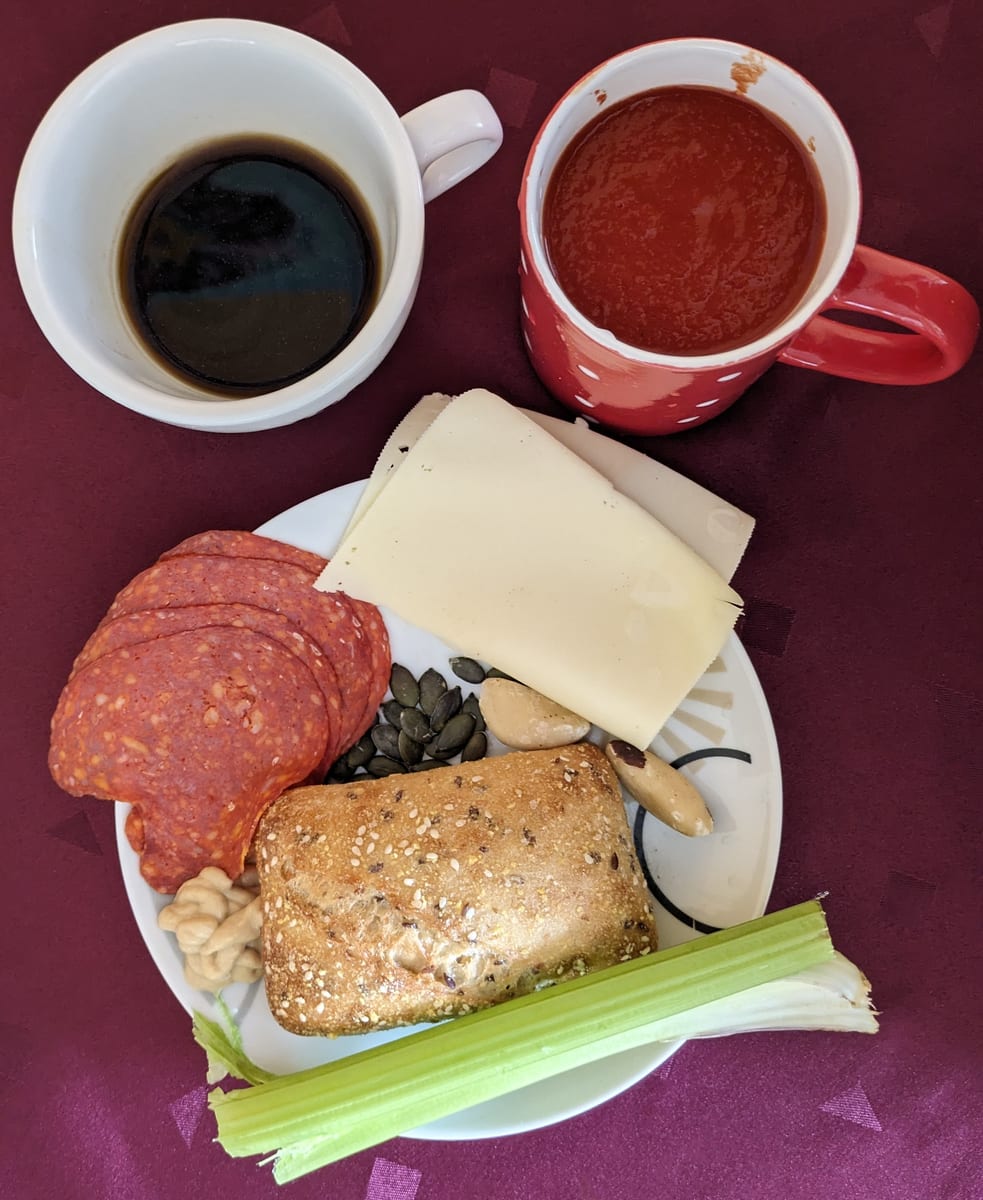 Weekend breakfast grazing plate